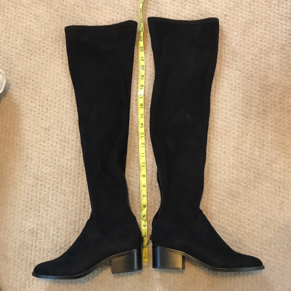 Gabbie Black Suede Steve Madden boots, 8